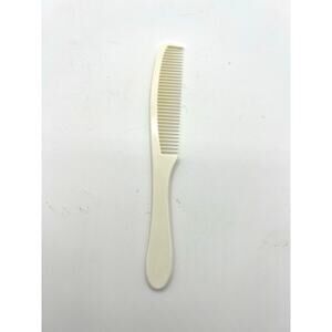 Vintage Goody‎ Detangling Comb Unbreakable Plastic 1970-80 Cream Colored